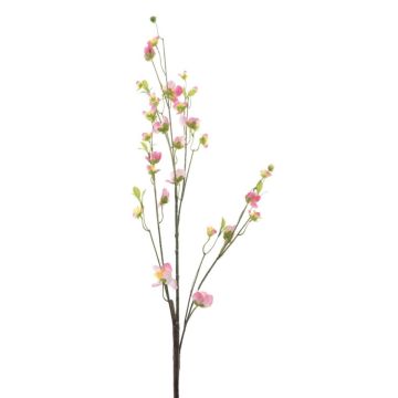 Kunst Scheinhasel KATEBO mit Blüten, rosa, 105cm