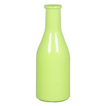 Dekoflasche ANYA, Glas, hellgrün, 18cm, Ø6,5cm