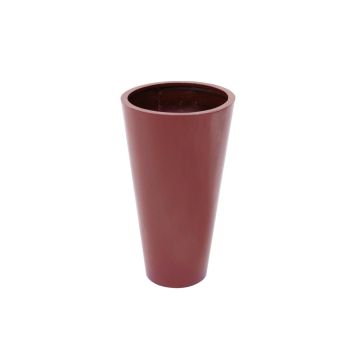 Übertopf LEOPOLDO, rot, 69cm, Ø39cm