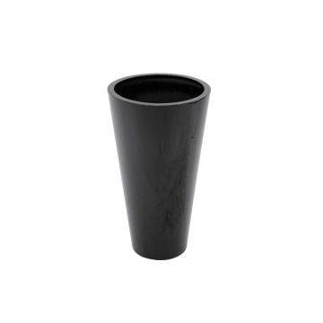 Übertopf LEOPOLDO, schwarz, 69cm, Ø39cm
