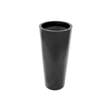 Übertopf LEOPOLDO, schwarz, 110cm, Ø50cm