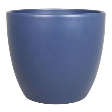 Keramik Pflanztopf TEHERAN BASAR, klein, nachtblau-matt, 6cm, Ø7,5cm