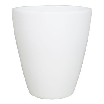 Vase TEHERAN PALAST aus Keramik, weiß, 17cm, Ø13,5cm