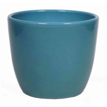 Keramiktopf für Pflanzen klein TEHERAN BASAR, ozeanblau, 6cm, Ø7,5cm