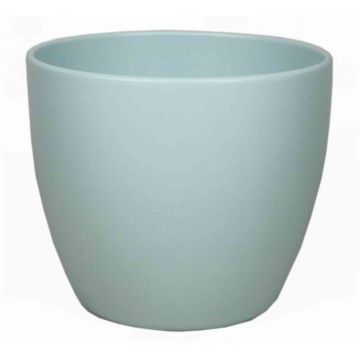 Keramiktopf für Pflanzen klein TEHERAN BASAR, helltürkis-matt, 6cm, Ø7,5cm
