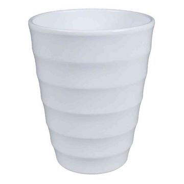 Keramik-Übertopf IZEH für Orchideen, weiß, 17cm, Ø14cm