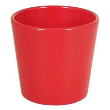 Keramiktopf für Orchideen BANEH, rot, 12,5cm, Ø13,5cm