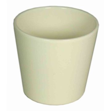 Keramiktopf für Orchideen BANEH, creme, 12,5cm, Ø13,5cm