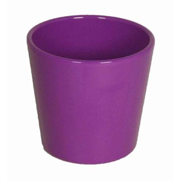 Keramiktopf für Orchideen BANEH, violett, 12,5cm, Ø13,5cm