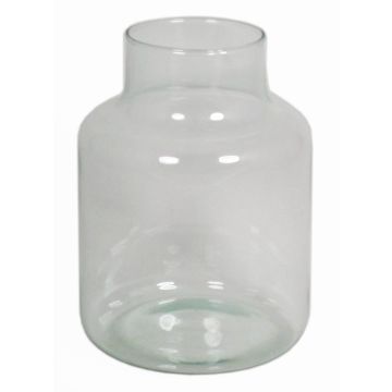 Glas Tisch Vase SIARA, klar, 20cm, Ø15cm