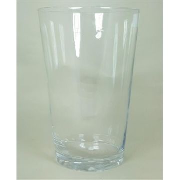 Tischvase ANNA OCEAN aus Glas, konisch, klar, 35cm, Ø24cm