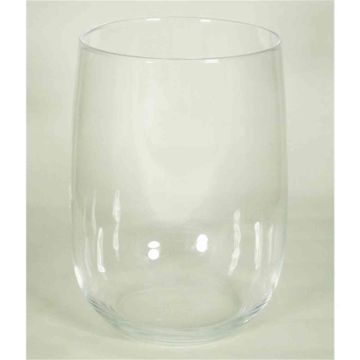 Kerzen Glas AUBREY, transparent, 26cm, Ø16,5cm