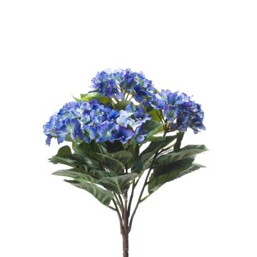 Textilblume Hortensie LAIDA auf Steckstab, blau, 35cm