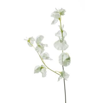Kunstblume Lathyrus VICENZO, grün-weiß, 50cm, Ø3-5cm