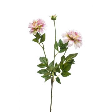 Kunstblume Dahlia GRISSO, lila-weiß, 70cm, Ø10-11cm