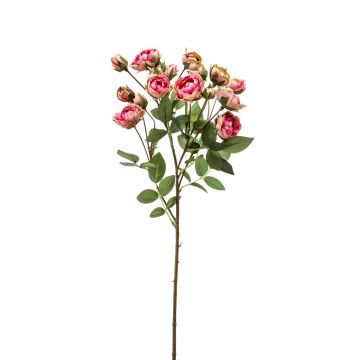 Kunstblume Rosenzweig TOSSA, pink-grün, 60cm, Ø1-4cm
