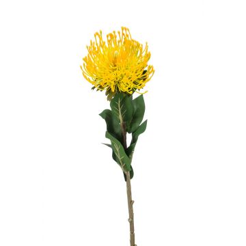 Kunstblume Nadelkissen Protea HERVAS, gelb, 70cm
