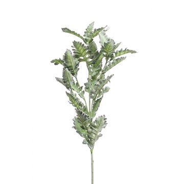 Kunstzweig Weißfilziges Greiskraut FRESNO, grau, 80cm