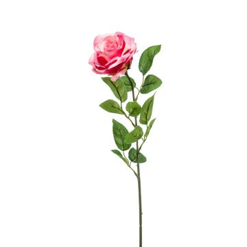 Kunstblume Rose PEZOS, pink, 60cm, Ø10cm