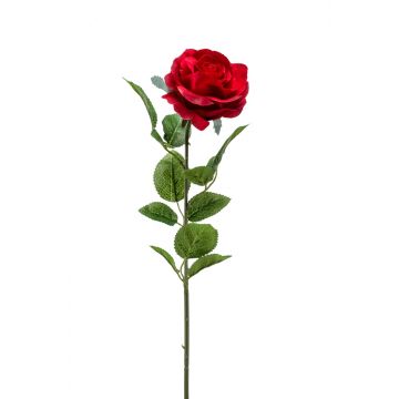 Kunstblume Rose PEZOS, rot, 60cm, Ø10cm