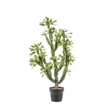 Kunststoff Euphorbia trigona KIROS, grün, 105cm