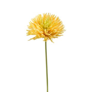 Dekoblume Chrysantheme KISANNA, gelb-grün, 60cm, Ø13cm 