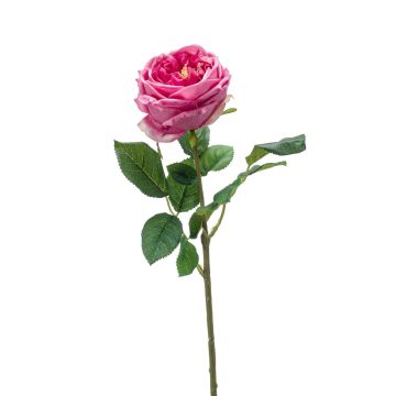 Textilblume Kohl-Rose CATINCA, rosa, 60cmm, Ø9cm