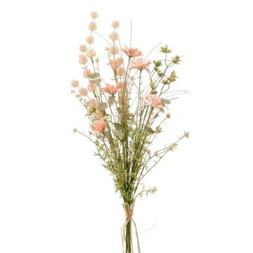Kunstblumenstrauß ZASI, Zaubernuss, Chrysantheme, rosa, 60cm