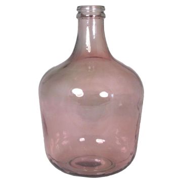 Weinballon aus Glas ILINCA, rosa-klar, 42cm, Ø28cm, 12L