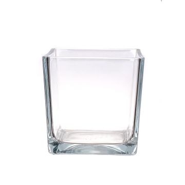 Pflanztopf Glas KIM AIR, klar, 18x18x18cm