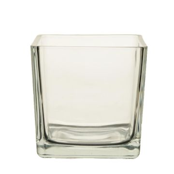 Pflanztopf Glas KIM AIR, klar, 14x14x14cm