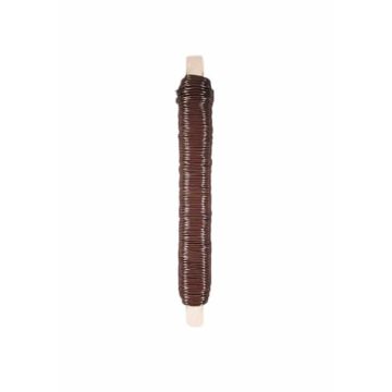 Wickeldraht ZELISA, braun, 100g, 33m, Ø0,65mm Wickeldraht ZELISA, braun, 100g, 33m, Ø0,65mm
