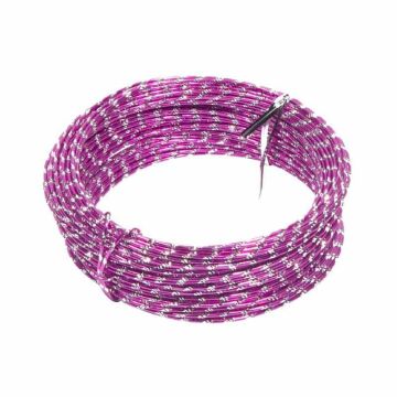 Aludraht RAVIN, Diamant Look, violett, 30m, Ø2mm