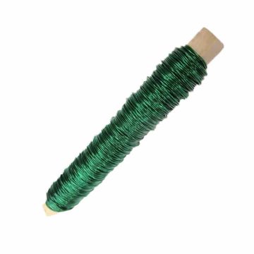 Starker Dekolackdraht ZELMA, grün, 100g, 50m, Ø0,5mm