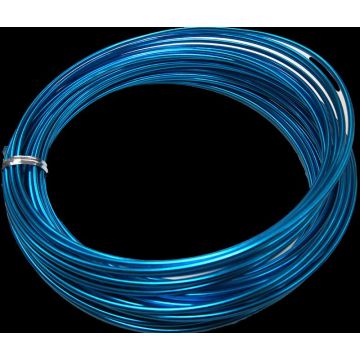 Aluminiumdraht TANEA, türkis lackiert, 12m, Ø2mm