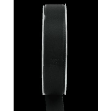 Polyester Dekoband WIARA, schwarz, 50m, 25mm
