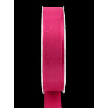 Polyester Dekoband WIARA, himbeer, 50m, 25mm