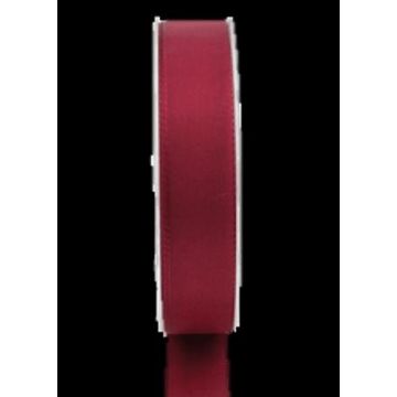 Polyester Dekoband WIARA, dunkelrot, 50m, 25mm