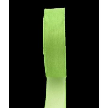Organzaband OSNA, limettengrün, 25m, 25mm