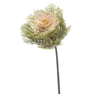 Kunstzweig Zierkohl FOXLIN, hellrosa-grün, 65cm