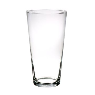 Tischvase konisch ANNA AIR aus Glas, klar, 29,5cm, Ø16cm