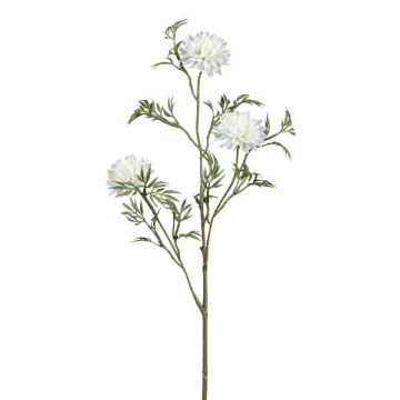 Dekozweig Chrysantheme FALTON, weiß, 55cm