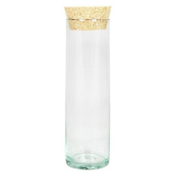 Gewürzglas mit Korken SINAN, transparent, 20cm, Ø6cm