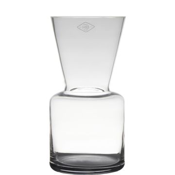 Dekorative Vase FAHSAI aus Glas, klar, 30cm, Ø15cm
