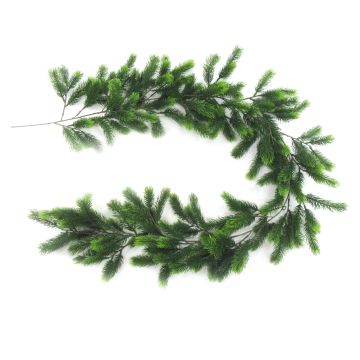 Kunst Tannengirlande PORI, grün, 170cm, Ø25cm