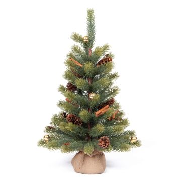 Künstlicher Tannenbaum KEMI, geschmückt, 45cm, Ø25cm