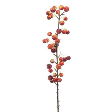 Deko Zweig Zierapfel KELZAR mit Früchten, rot, 85cm
