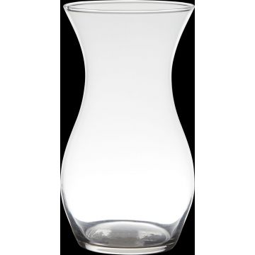 Blumen Vase PIRINYA, Glas, klar, 25cm, Ø14cm