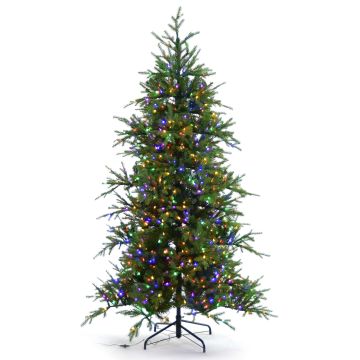 Kunst Weihnachtsbaum VAASA SPEED, bunte LEDs, 225cm, Ø145cm Kunst Weihnachtsbaum VAASA SPEED, bunte LEDs, 225cm, Ø145cm