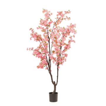 Kirschblütenbaum künstlich JANKFUN mit Blüten, Kunststamm, rosa, 210cm